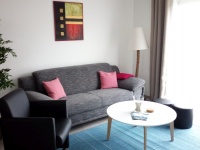 Wohnzimmer mit Sitzbereich