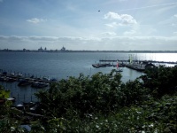 Boote in der Marina von Altefähr im Strelasund