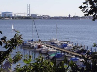 Boote in der Marina von Altefähr auf Rügen